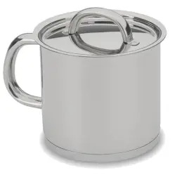 Cafeteira com Asa 12 Europa 1,2lt em Aço Inoxidável Silampos - 1360220008