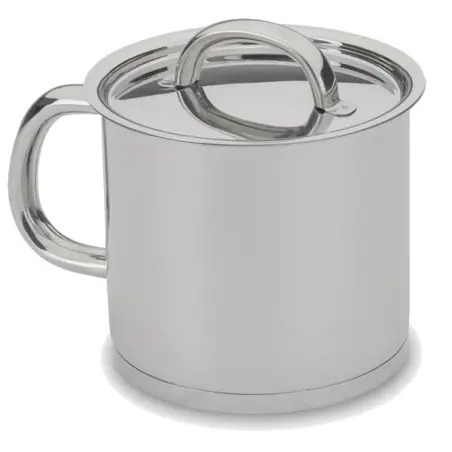 Cafeteira com Asa 12 Europa 1,2lt em Aço Inoxidável Silampos - 1360220008