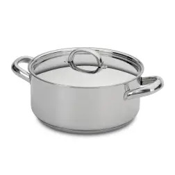 Caçarola com Asas Low Cost A em Aço Inoxidável Silampos - 16cm - 1360020049