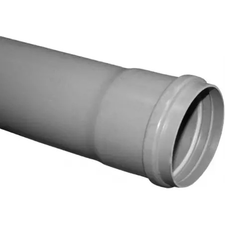 Tubo PVC DIN 4kg 1mt Valpec - Ø32 - 0322000184