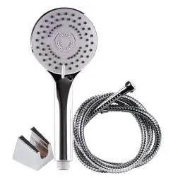 Conjunto Chuveiro 3 Funções+Bicha 1,50mt+Suporte Flux - 1510060047