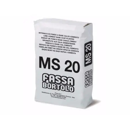 Reboco Interior MS20 25kg Fassa Bartolo - 1320300009