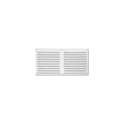 Grelha Retangular Aluminio Branca 150x300mm Inofix - 1511010016