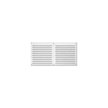 Grelha Retangular Aluminio Branca 150x300mm Inofix - 1511010016