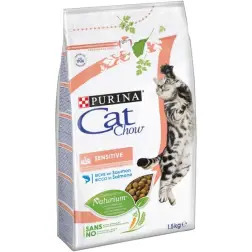 Ração Seca para Gato Cat Chow Sensitive 1,5kg Purina - 1530060020