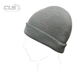 Gorro Cinza em Malha 100% Acrilica CLS - 1630130004