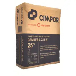 Cimento Escuro CEM II/B-L 32.5N 25kg Cimpor - 1120020003