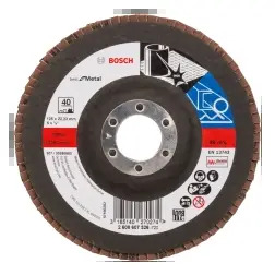 Disco Lixa Lamelas Direito 125mm G40 2608607326 Bosch Bosch