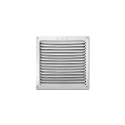 Grelha Quadrada Aluminio Natural 170x170mm Inofix Inofix