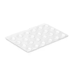 Gota Antideslizante e Amortecedora Transparente 8x2,2mm Pack 24un Inofix Inofix