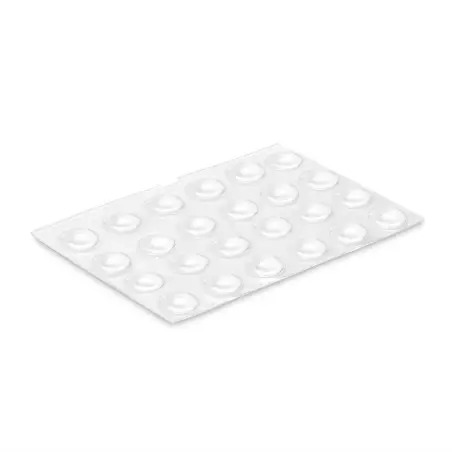 Gota Antideslizante e Amortecedora Transparente 8x2,2mm Pack 24un Inofix Inofix