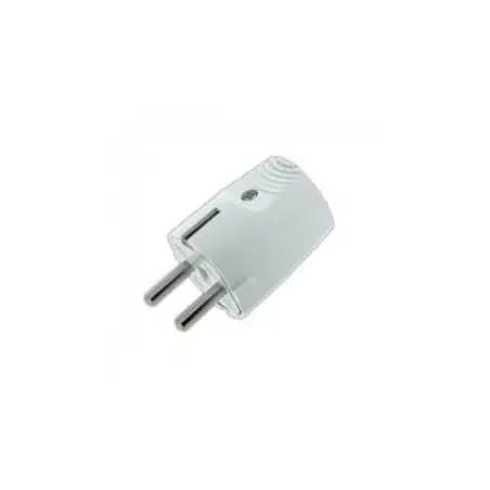 Ficha Bipolar+Terra 16A 250V Branca 55021 Electraline Electraline