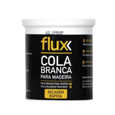 Cola Madeira Branca 1000gr Flux Flux
