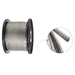 Cabo de Aço Plastificado 6x7+FC TR2 Valpec Valpec