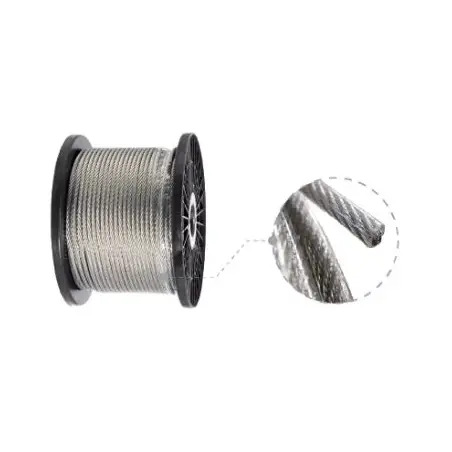 Cabo de Aço Plastificado 6x7+FC TR2 Valpec Valpec