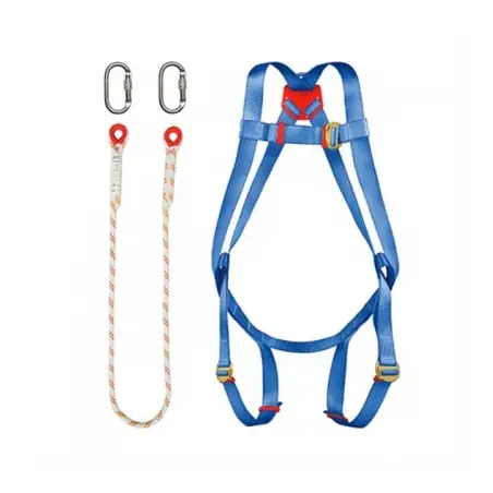 Kit Anti-Queda Arnês+Corda+Mosquetões+Bolsa Field Field