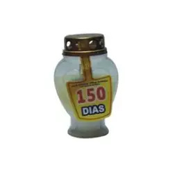 Vela Círio Elétrico Branco Coração 150 Dias Valpec Valpec
