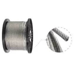 Cabo de Aço Plastificado 6x7+FC TR3 Valpec Valpec