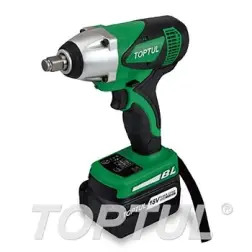 Máquina de Impacto a Bateria 18V 2x4,0Ah sem Escovas 1/2" 500Nm KPAA1650 Toptul Toptul