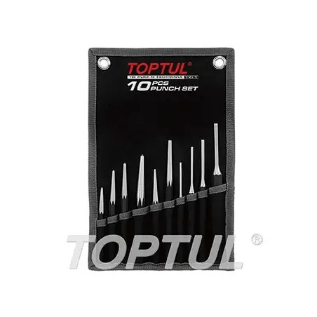Jogo de Punções Saca Troços 10 Peças GPAQ1001 Toptul Toptul