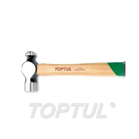 Martelo com Batente Redondo e Pena Esférica 250gr 300mm HAAC0830 Toptul Toptul
