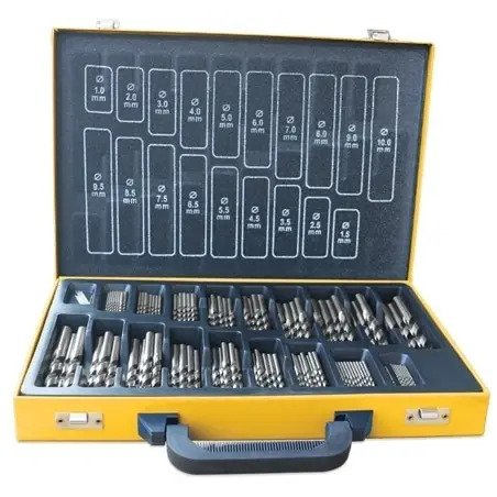 Conjunto Broca Rectificada Branca HSS 170 Peças Flux Flux