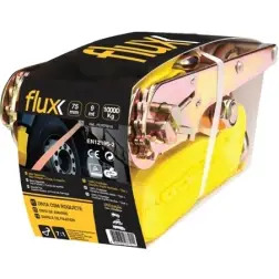 Cinta Roquete Amarela 9mt 10000kg Flux Flux