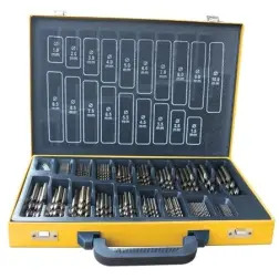 Broca Rectificada Cobalto HSS  Nº 1,00 mm Conjunto 170 Peças Flux Flux