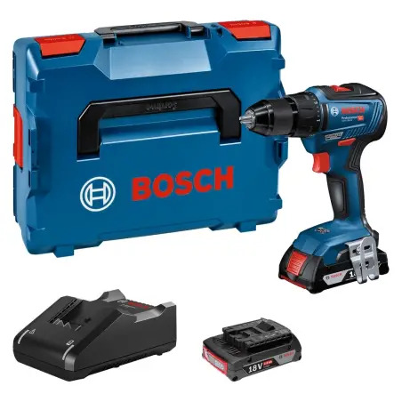 Aparafusadora sem Fio GSR 18V-55+2x2Ah+GAL 18V-40+L-BOXX 06019H5201 Bosch Bosch