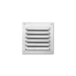 Grelha Quadrada Alumínio Natural 100x100mm Inofix Inofix