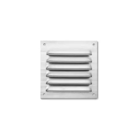 Grelha Quadrada Alumínio Natural 100x100mm Inofix Inofix
