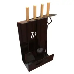 Estojo de Lareira com 4 Peças DB-716 Delba Delba